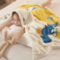 Snow velvet milk velvet printed children blanket